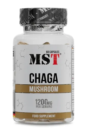 MST - Chaga Mushroom 1200mg 60 Kapseln - Bild 1