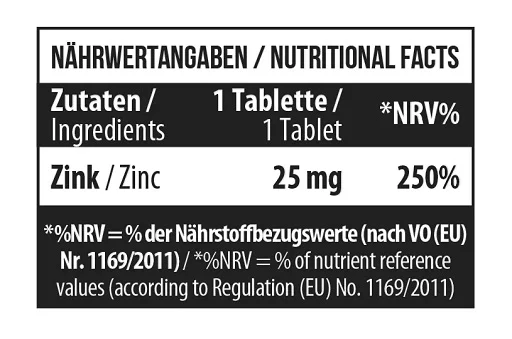 MST - Zinc Chelate Bisglycinate 180 Tabletten - Bild 2