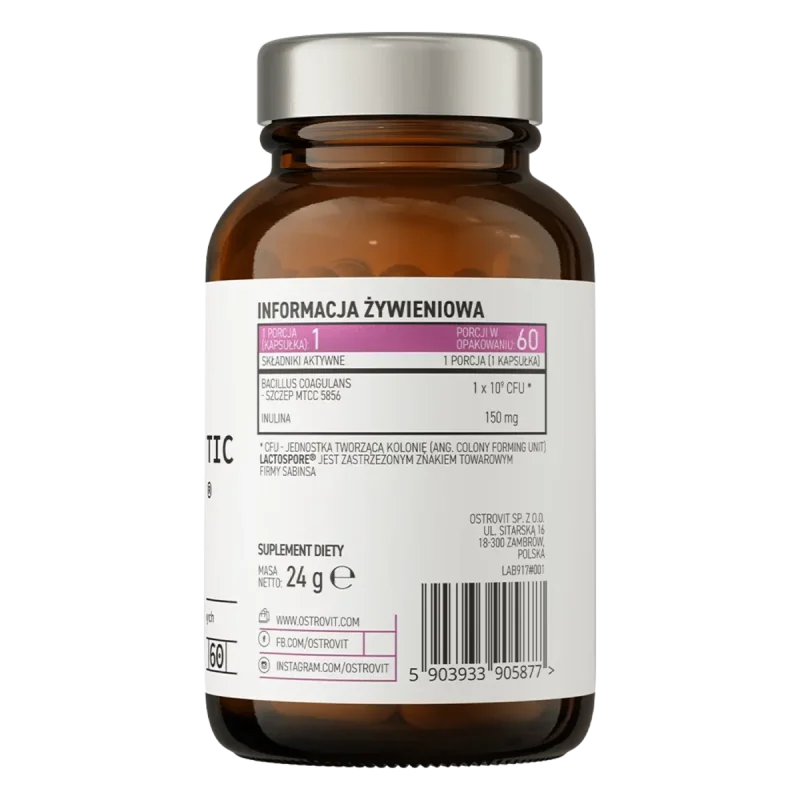 Ostrovit Pharma PRO-60 BIOTIC LactoSpore® 60 Kapseln - Bild 2