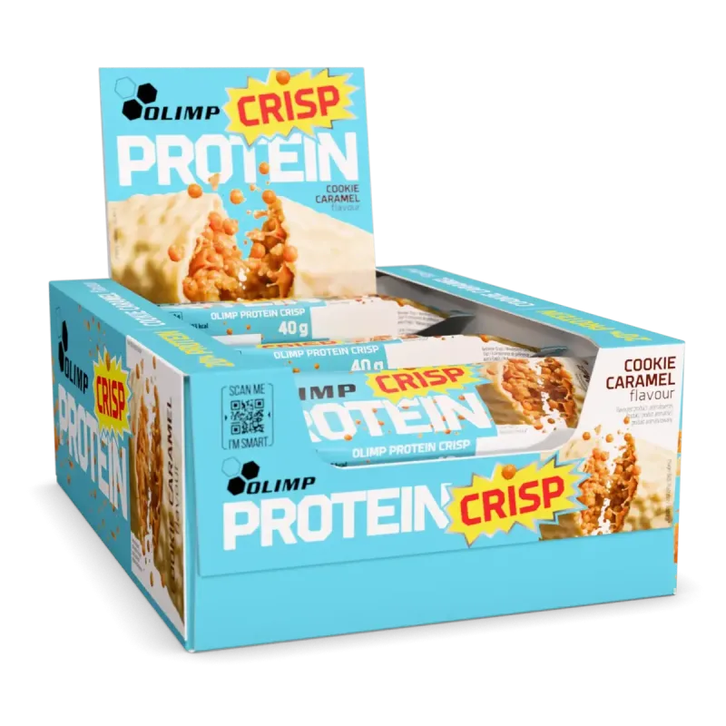 Olimp Protein Crisp Bar Cookie & Caramel 20x 40g - Bild 1