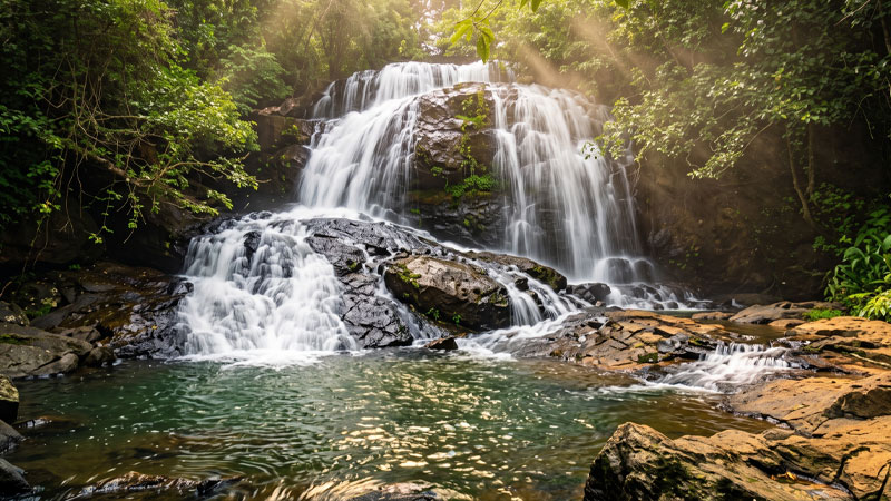 Dunumala Ella (Uduwaka Falls) — 360° virtual tour in Sri Lanka