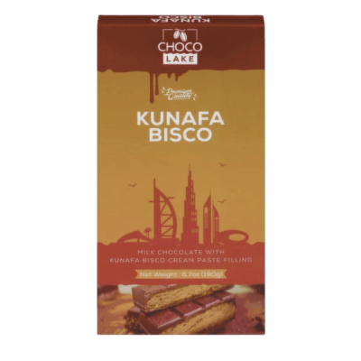 ChocoLake Bisco Cream Kunafa BAR 190g