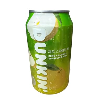 Dunkin Zero Cal Pear Sparkling Flavor