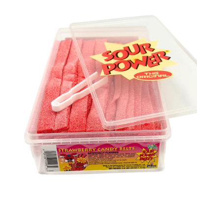 Sour Power Strips Strawberry