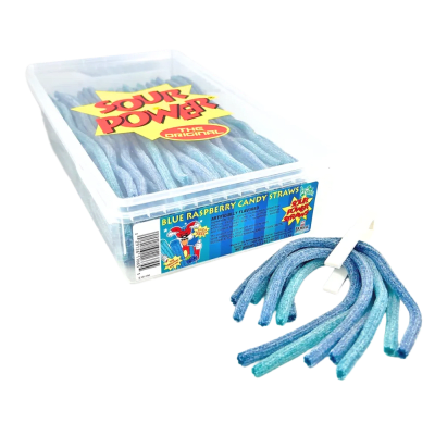 Sour Power STRAWS 2.5lb Blueberry
