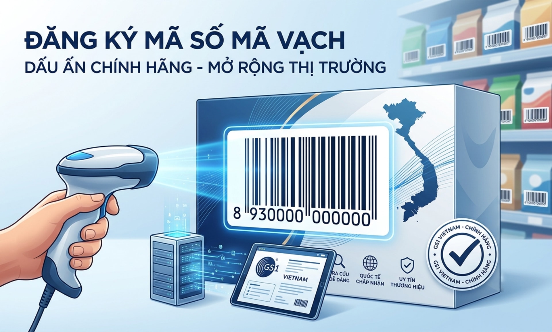 Mã số mã vạch là gì? Lợi ích khi có mã số mã vạch