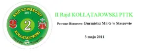 II Rajd Kołłątajowski PTTK - 3 maja 2011 - relacja