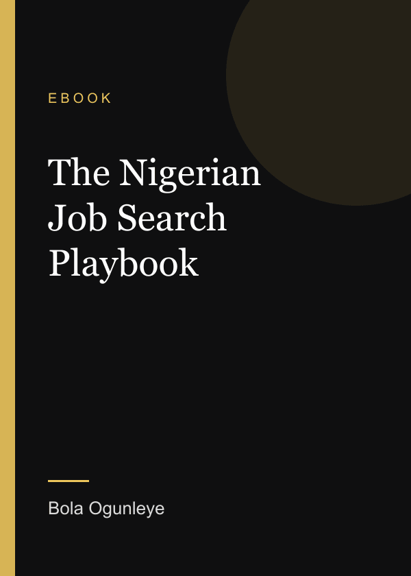 Cover of The Nigerian Job Search Playbook