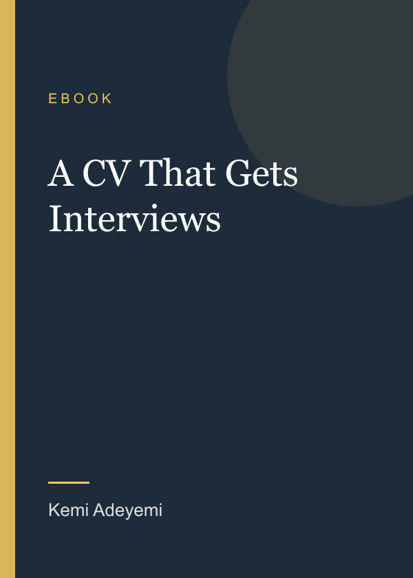 Cover of A CV That Gets Interviews