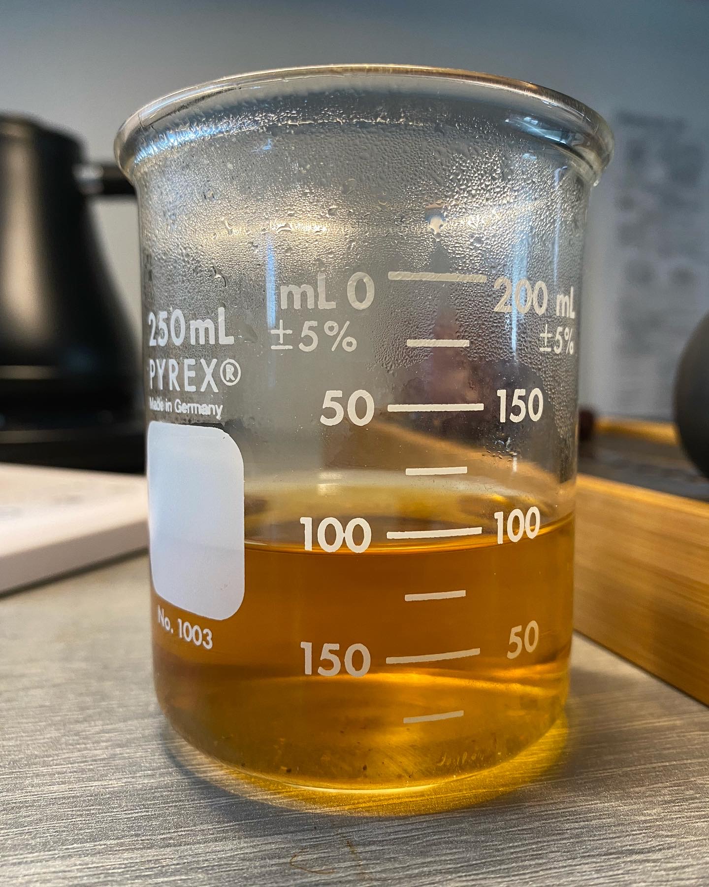 Tea in beaker
