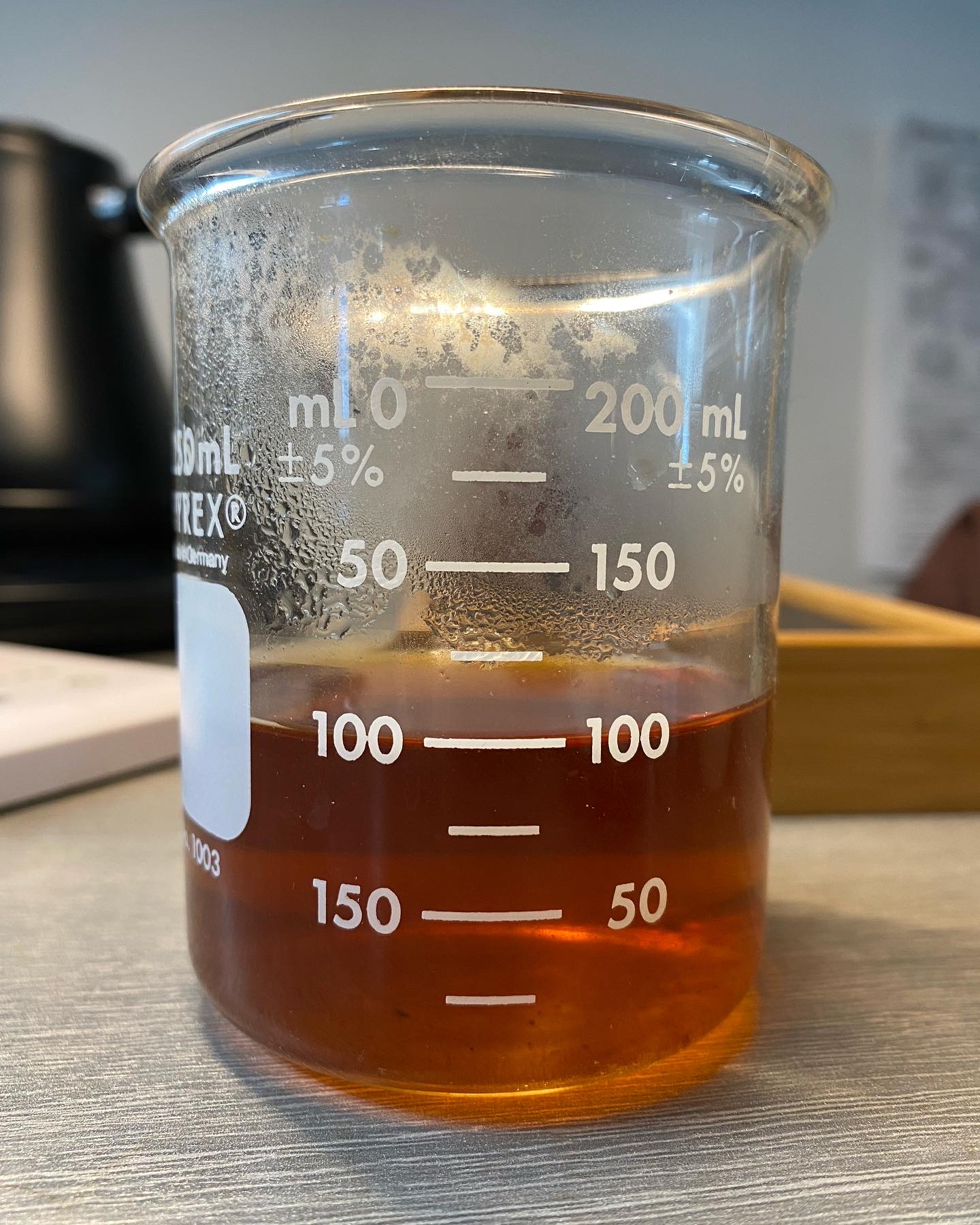 Tea in beaker