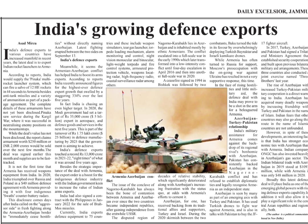 India's Growing Defence Exports (1)