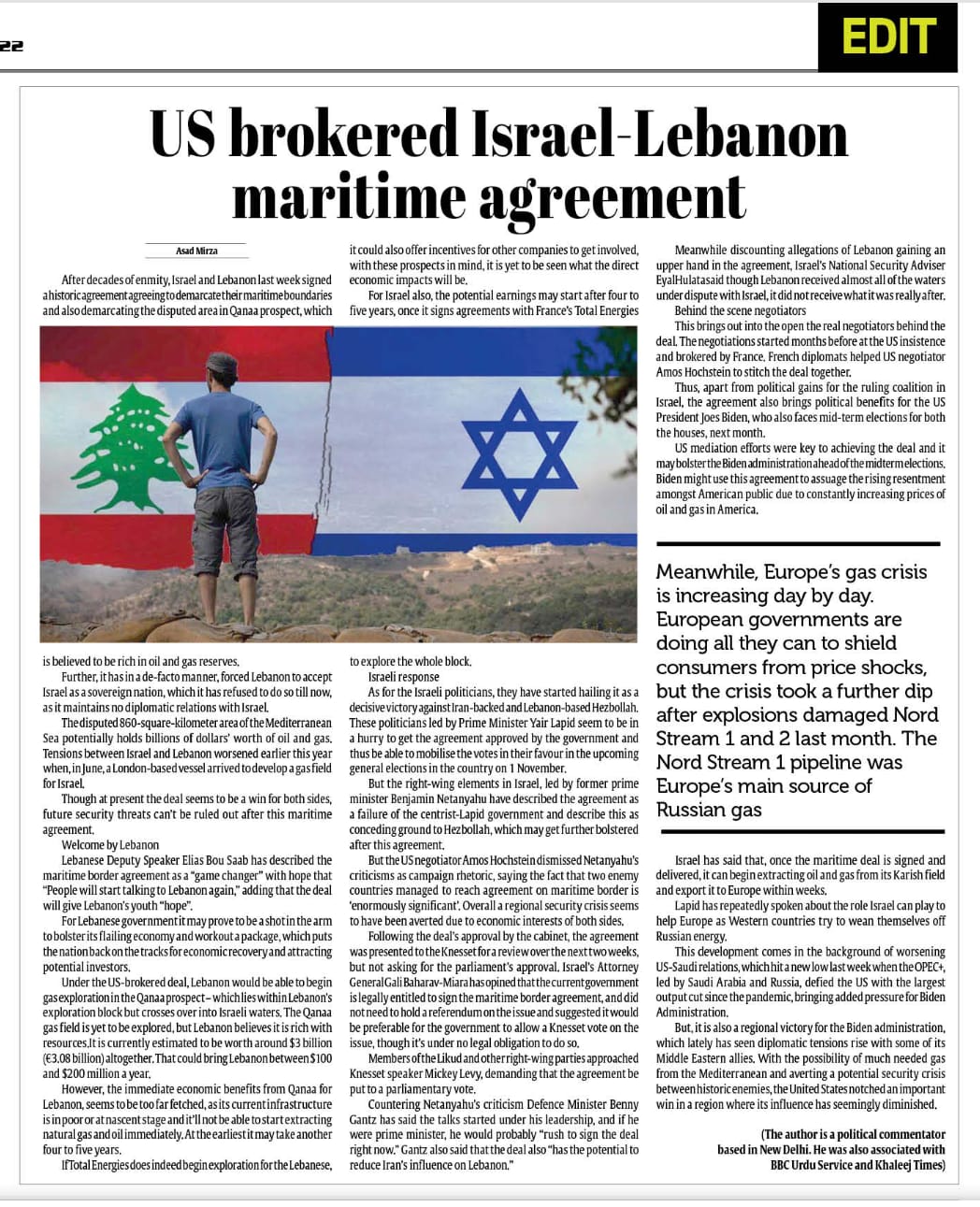 US brokered Israel-Lebanon Maritime agreement (4)