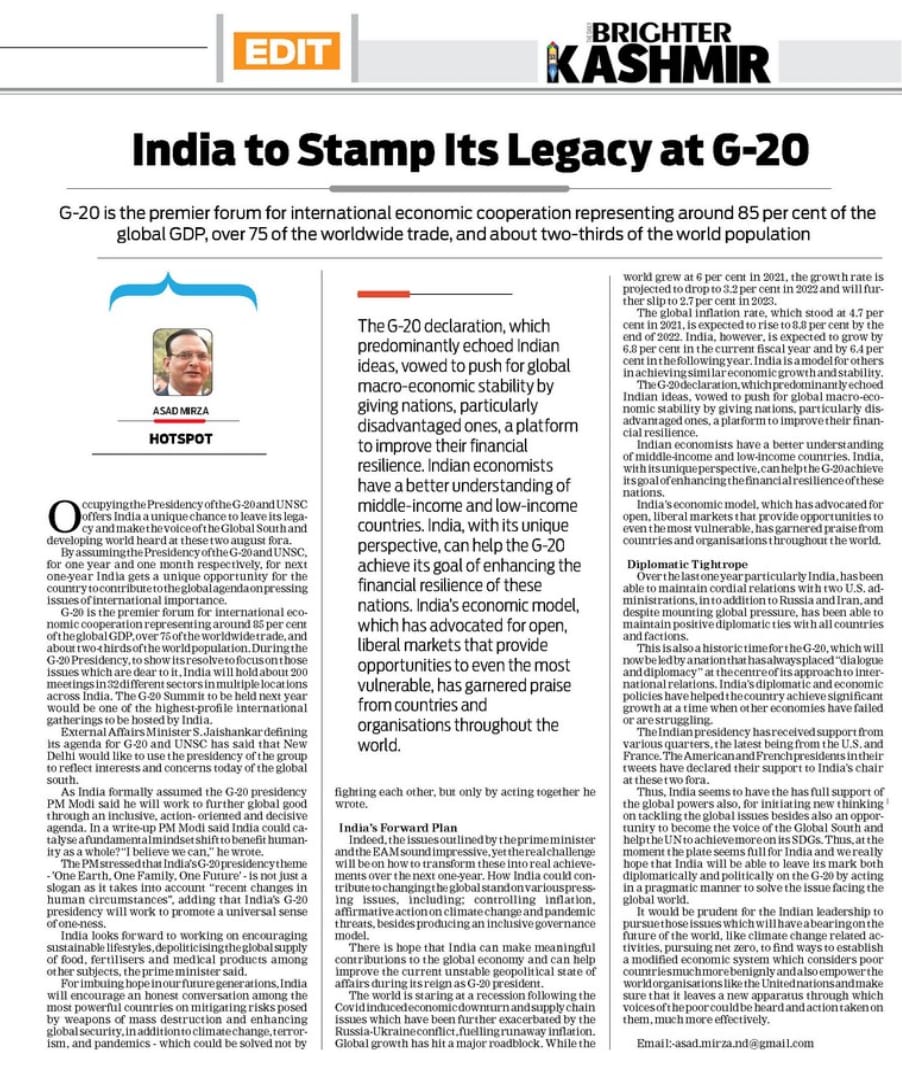 India To Stamp Its Legacy At G-20 (1)