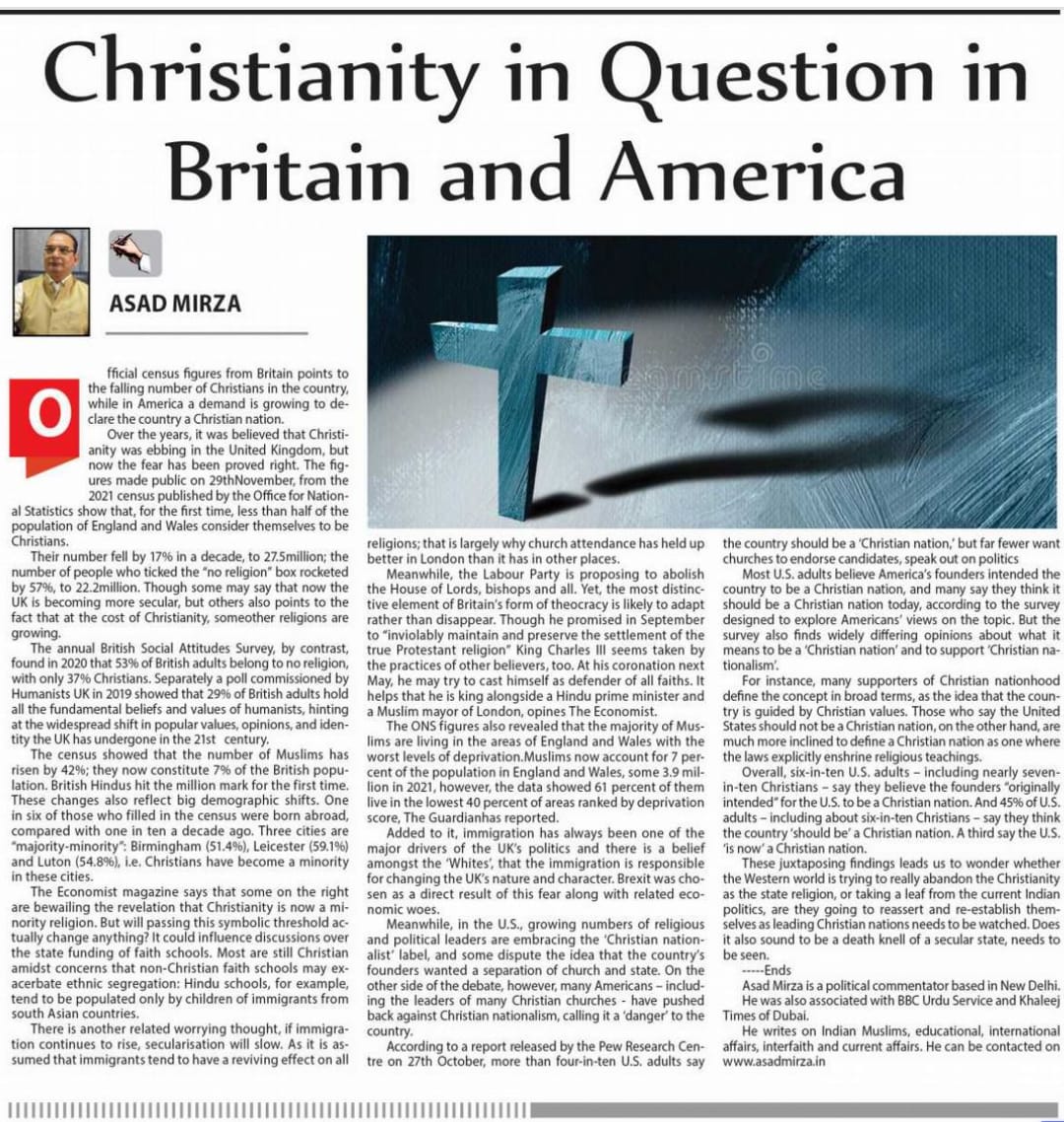Christianity in Question in Britain and America (1)