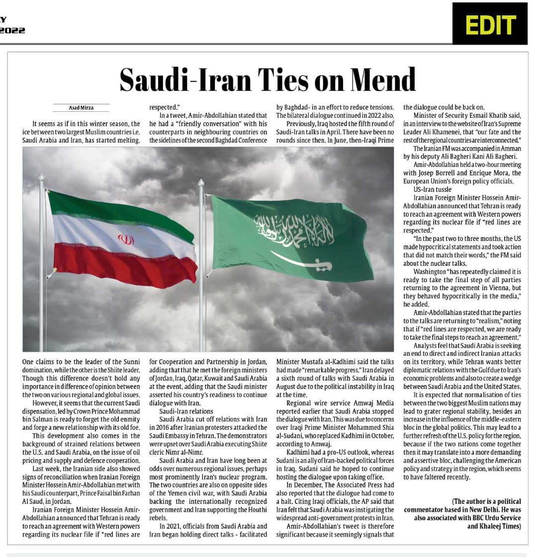 Saudi-Iran ties on the Mend (3)