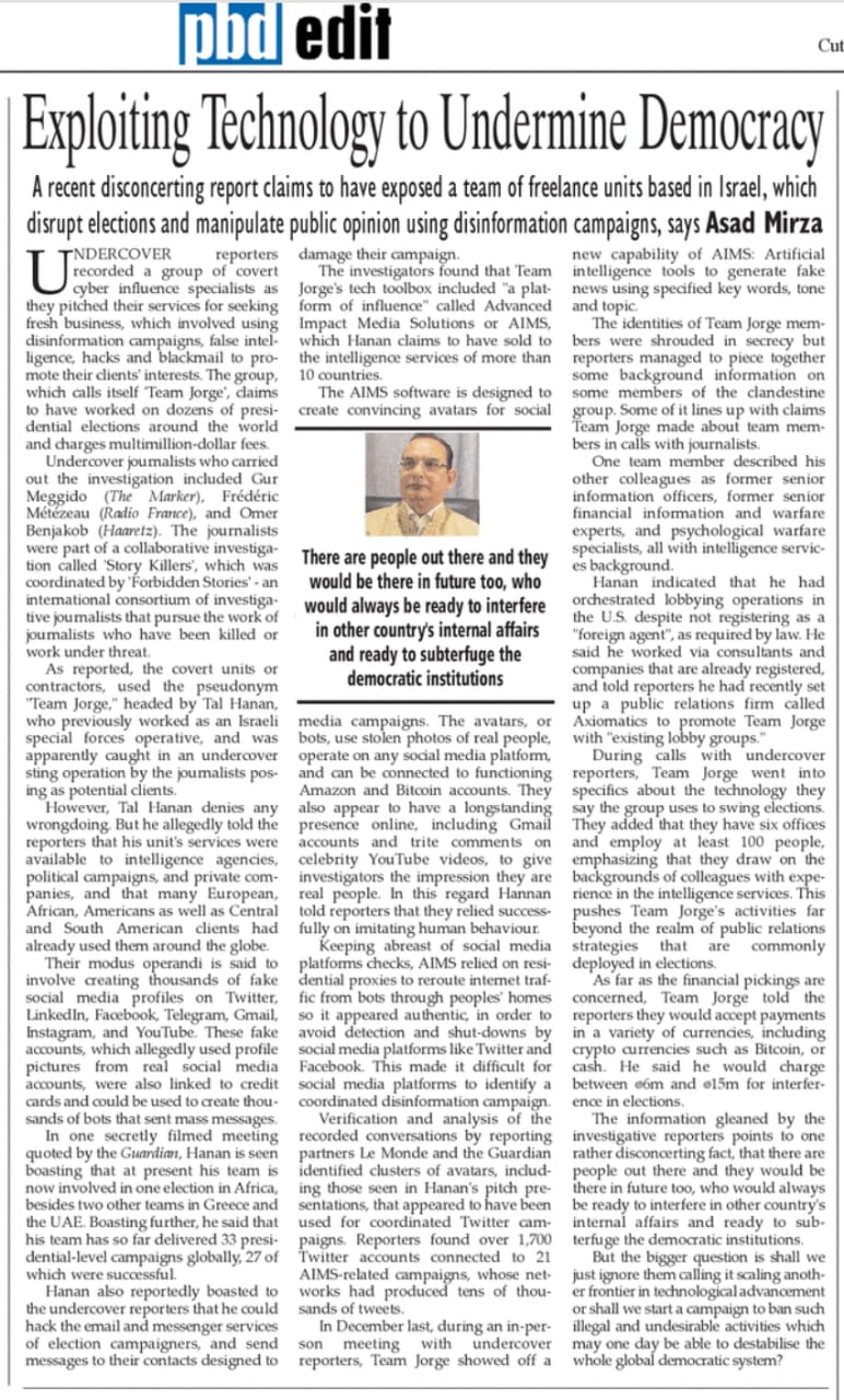 Exploiting Technology To Undermine Democracy (1)