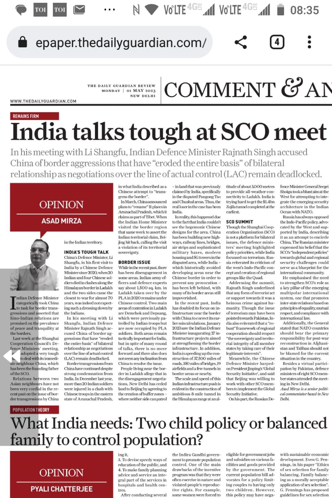 India Talks Tough at SCO Meet (1)
