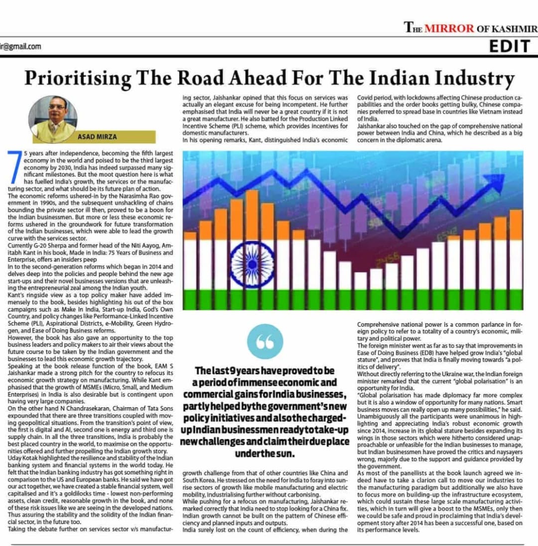 Prioritising The Road Ahead for the Indian Industry (3)
