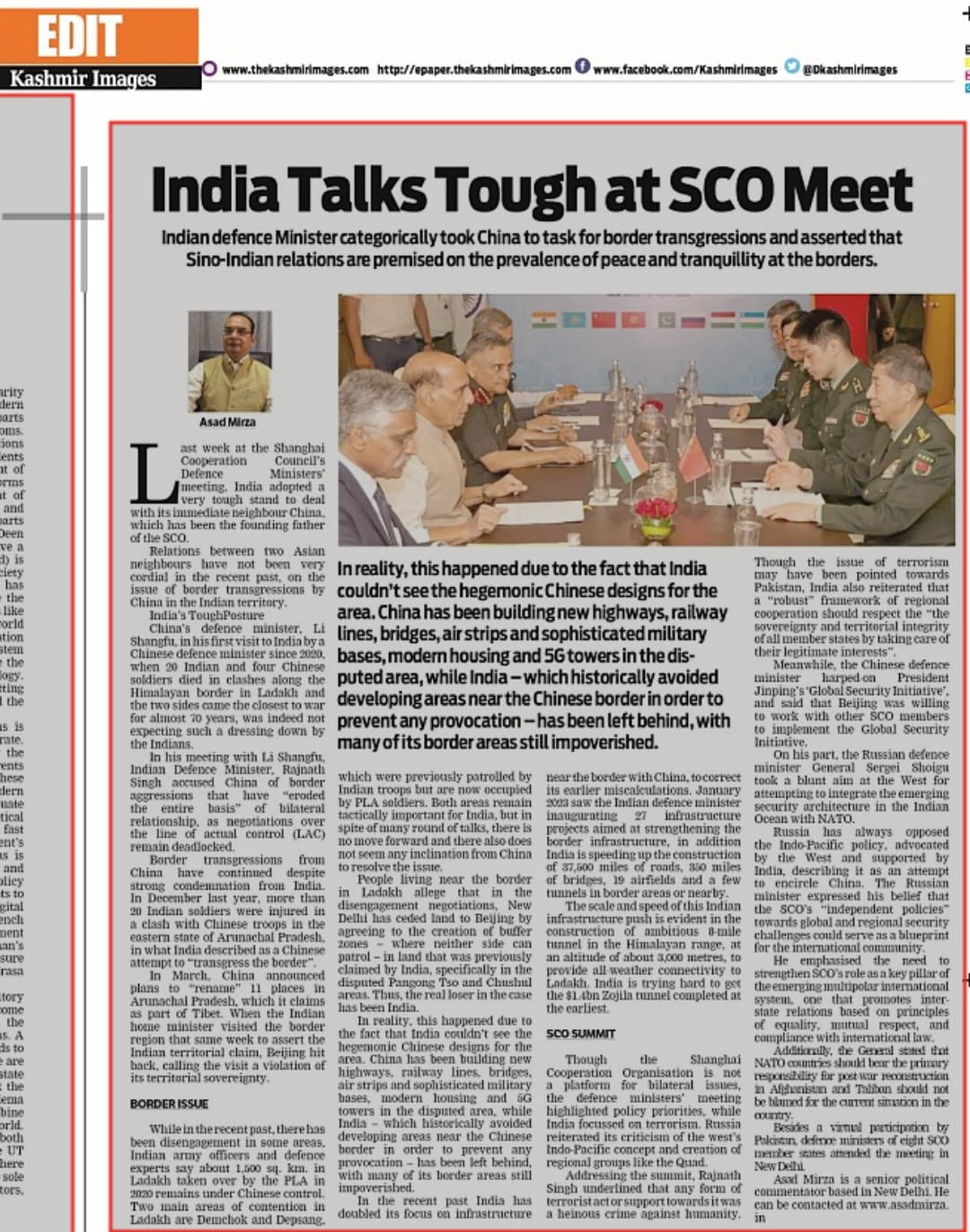 India Talks Tough at SCO Meet (2)