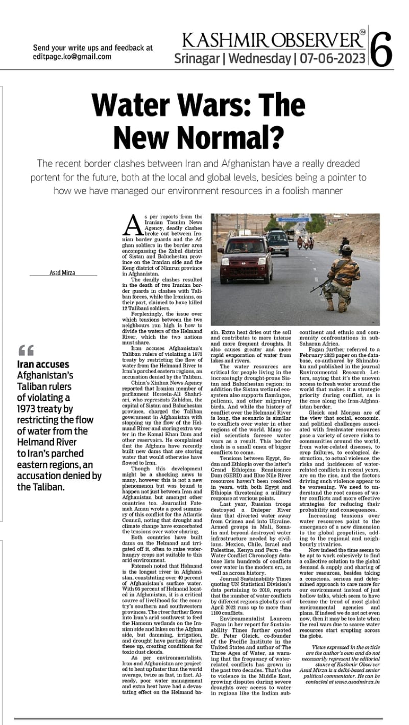 Water wars: The new normal? (4)