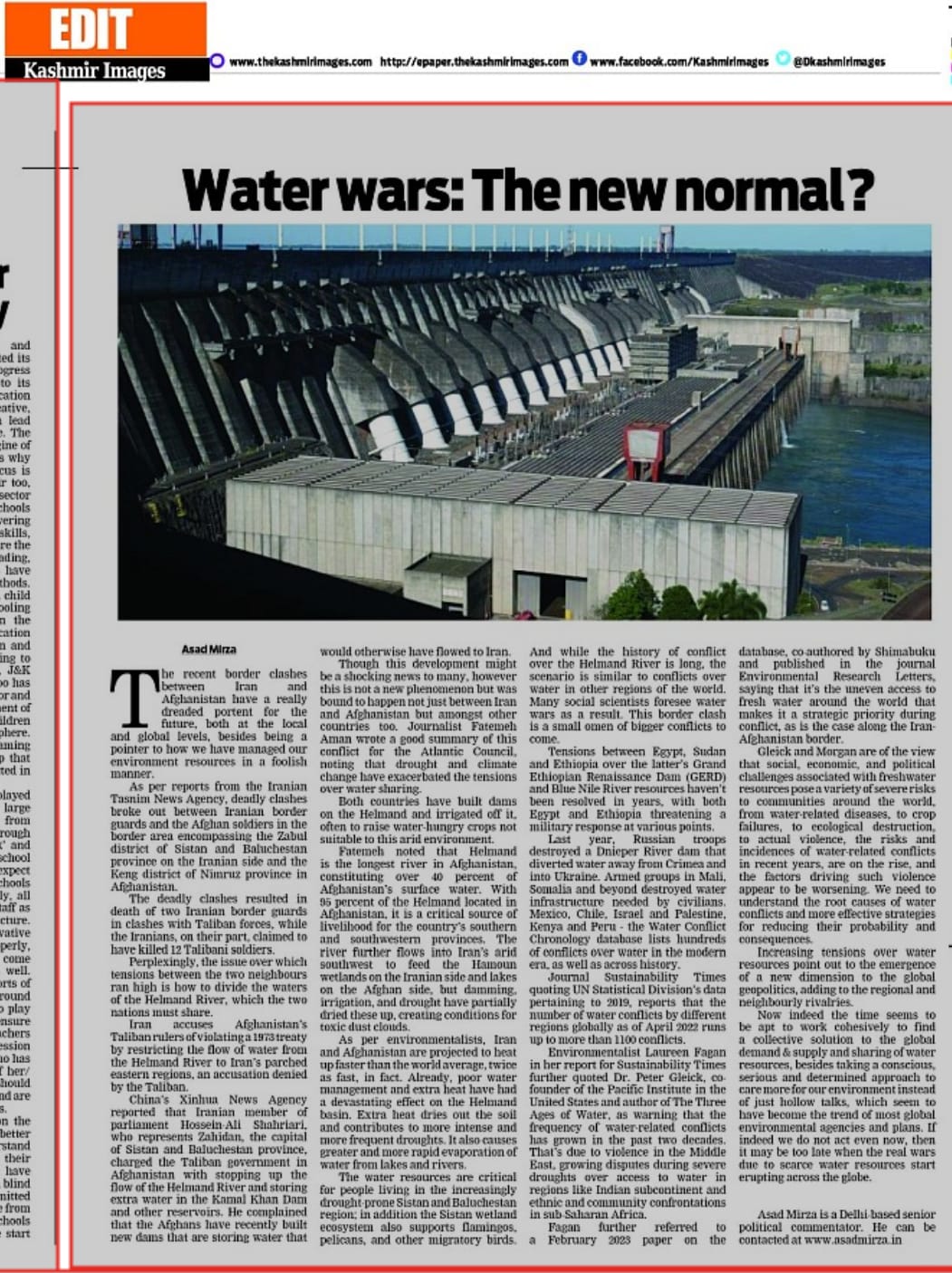 Water wars: The new normal? (2)