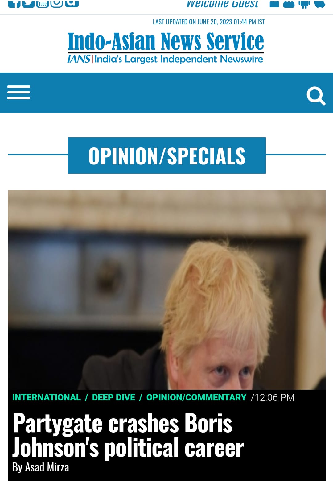 Partygate crashes Johnson's Political Career (2)
