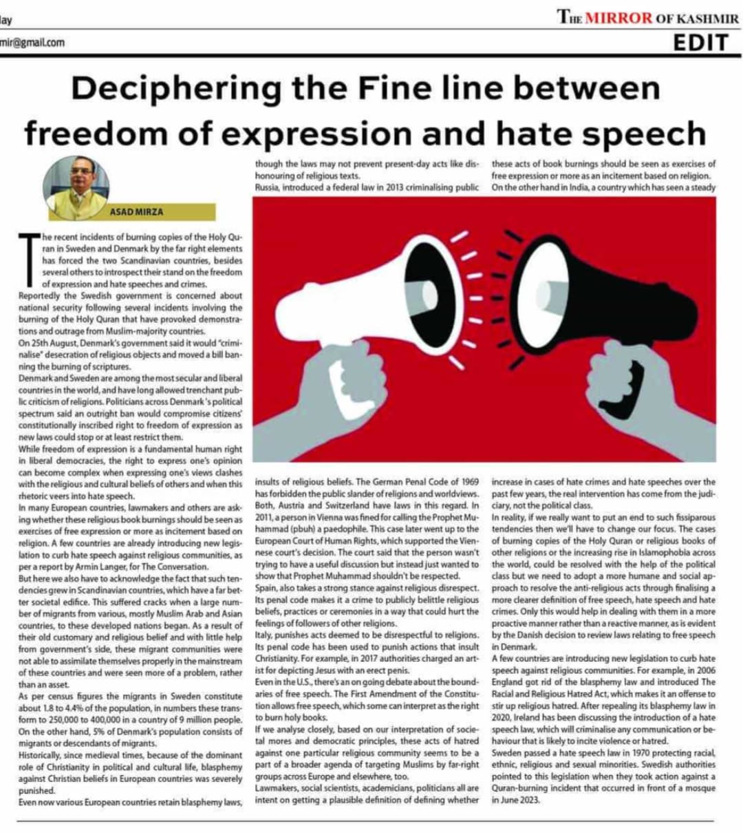 Deciphering the Fine line between (3)