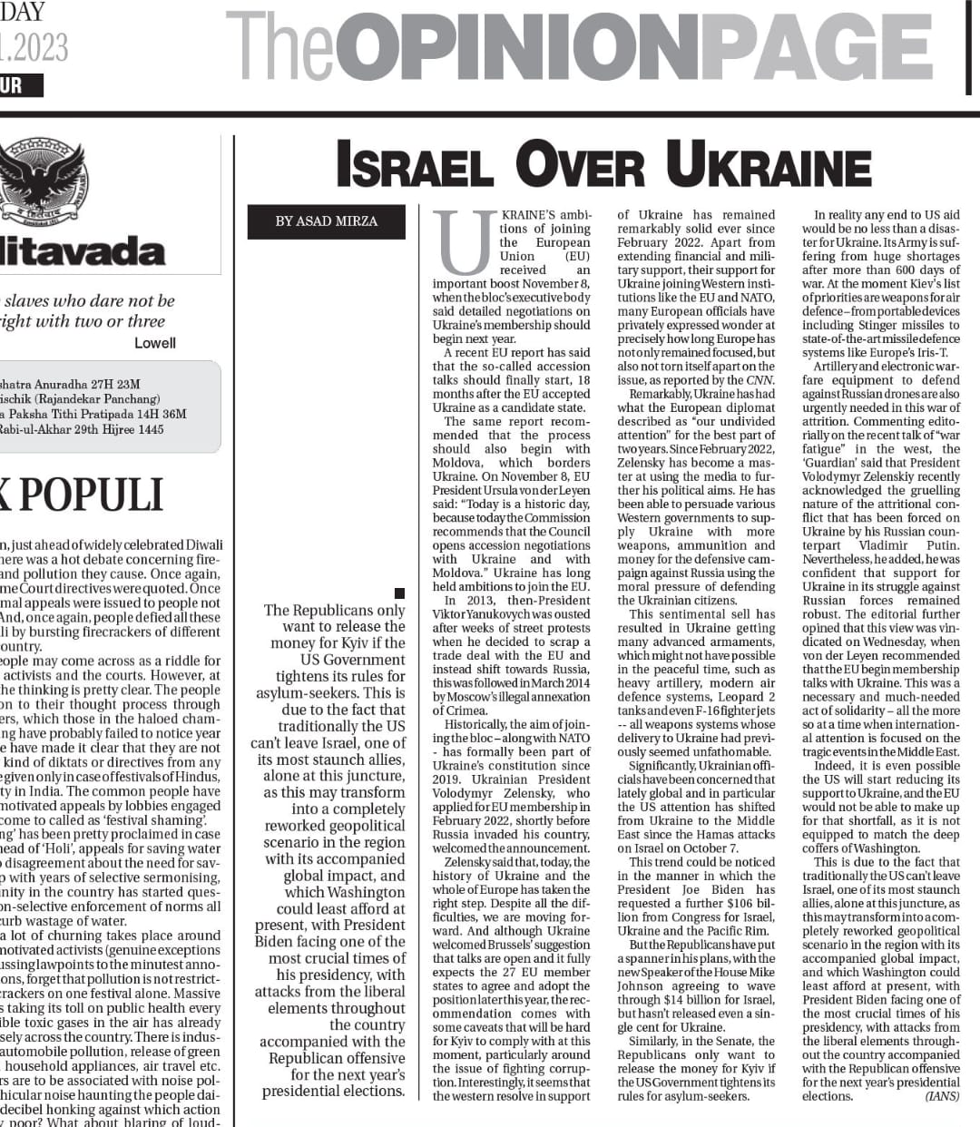 Palestine Conflict Overshadows Ukraine War (1)