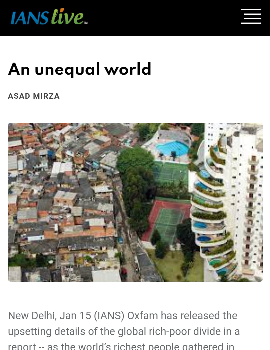 An Unequal World (1)