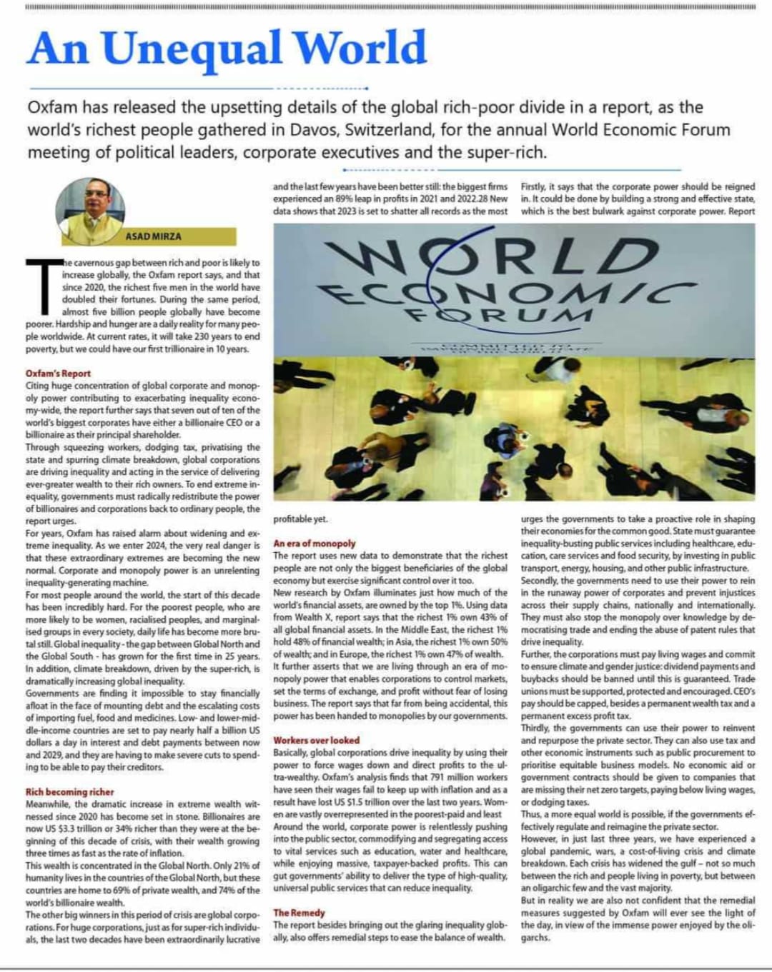An Unequal World (3)