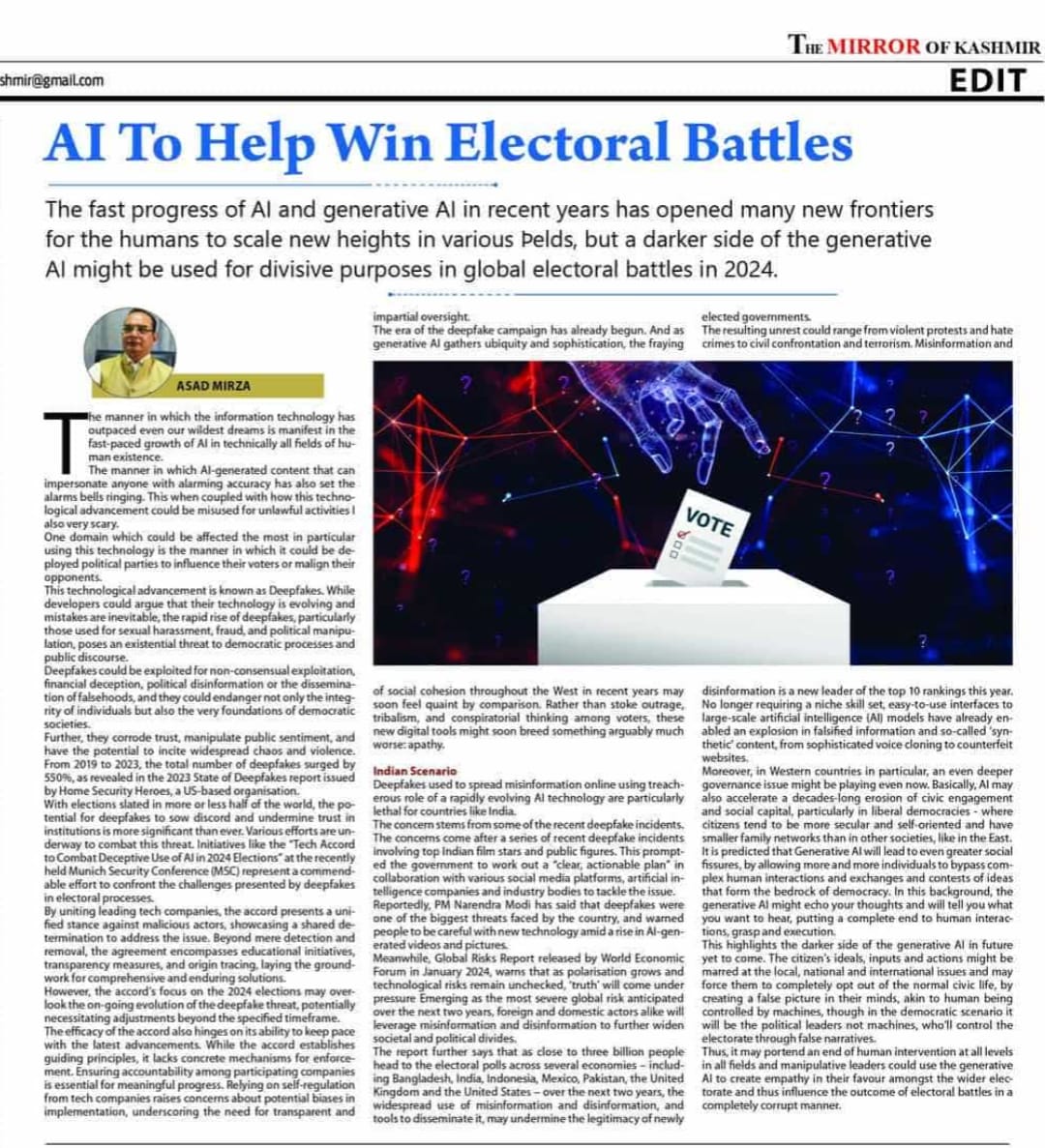 AI To Help Win Electoral Battles (2)