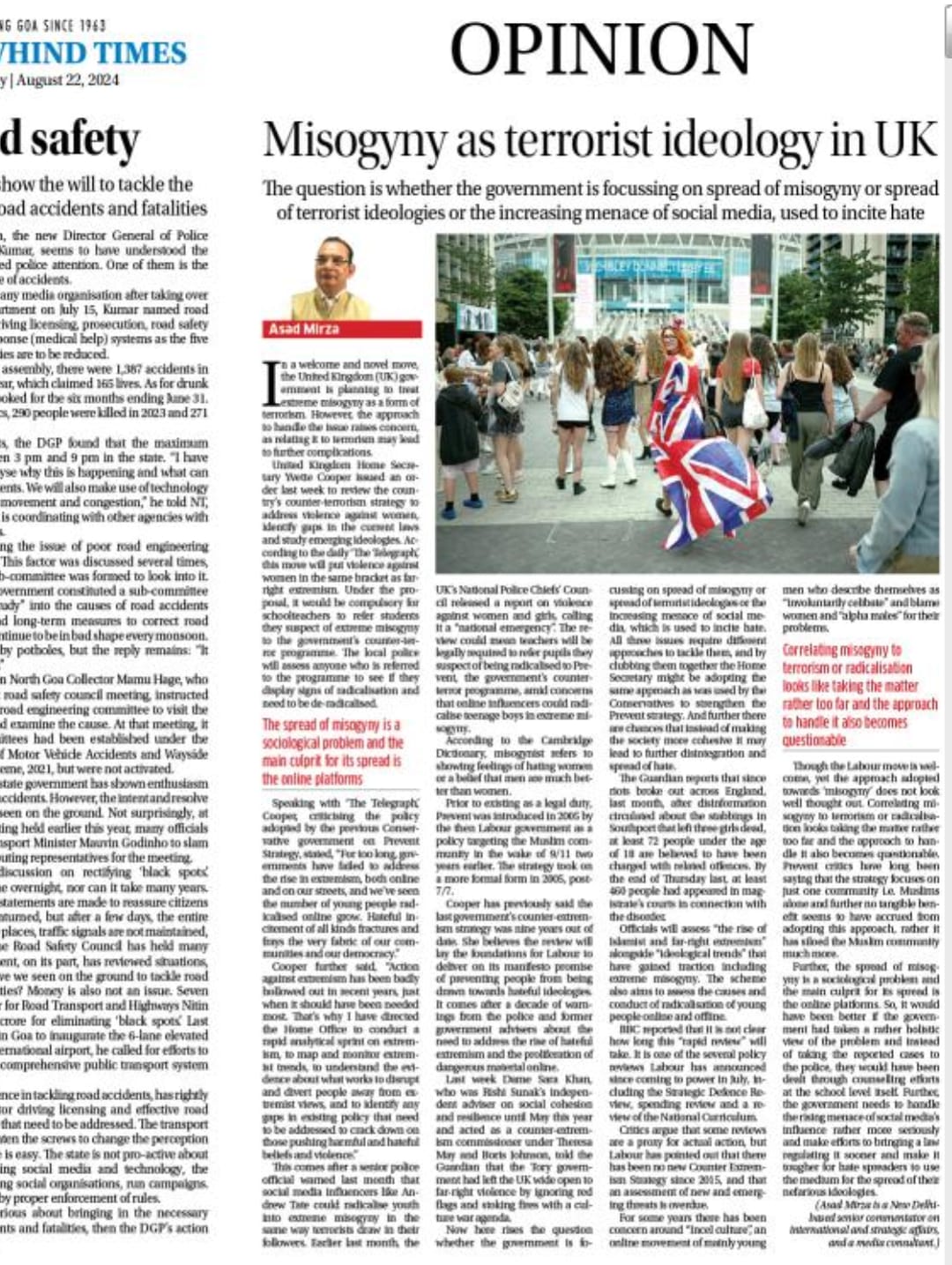 UK to Treat Misogyny as Terrorist Ideology? (1)