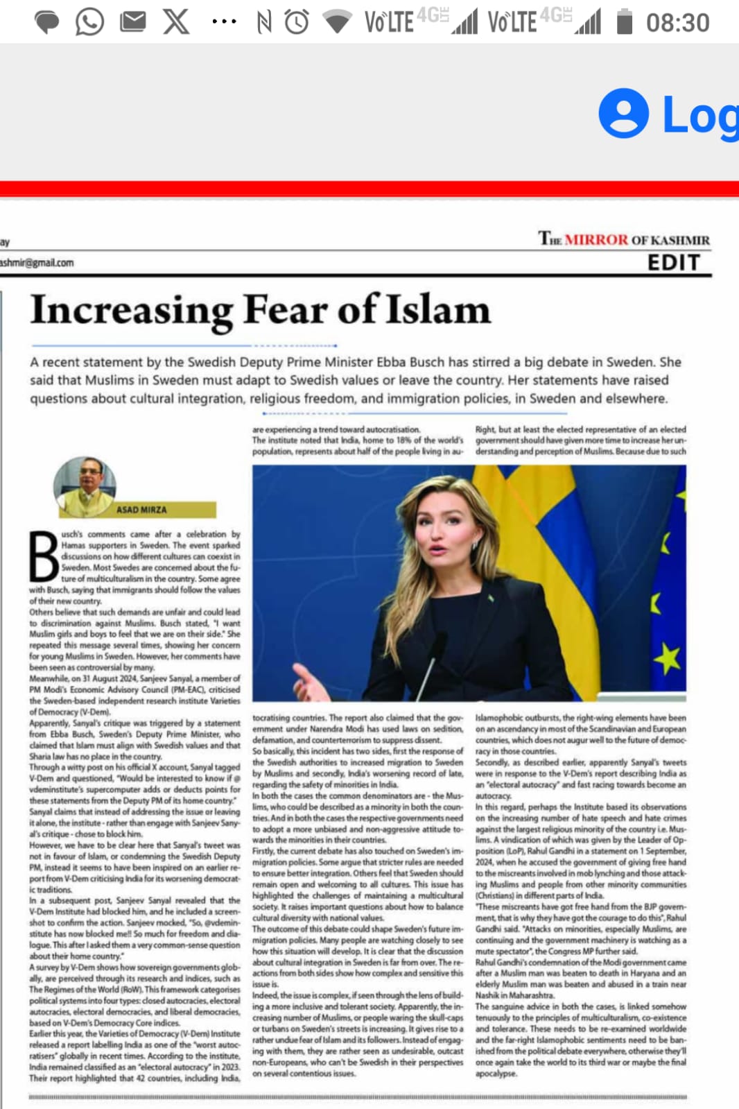 Increasing Fear of Islam