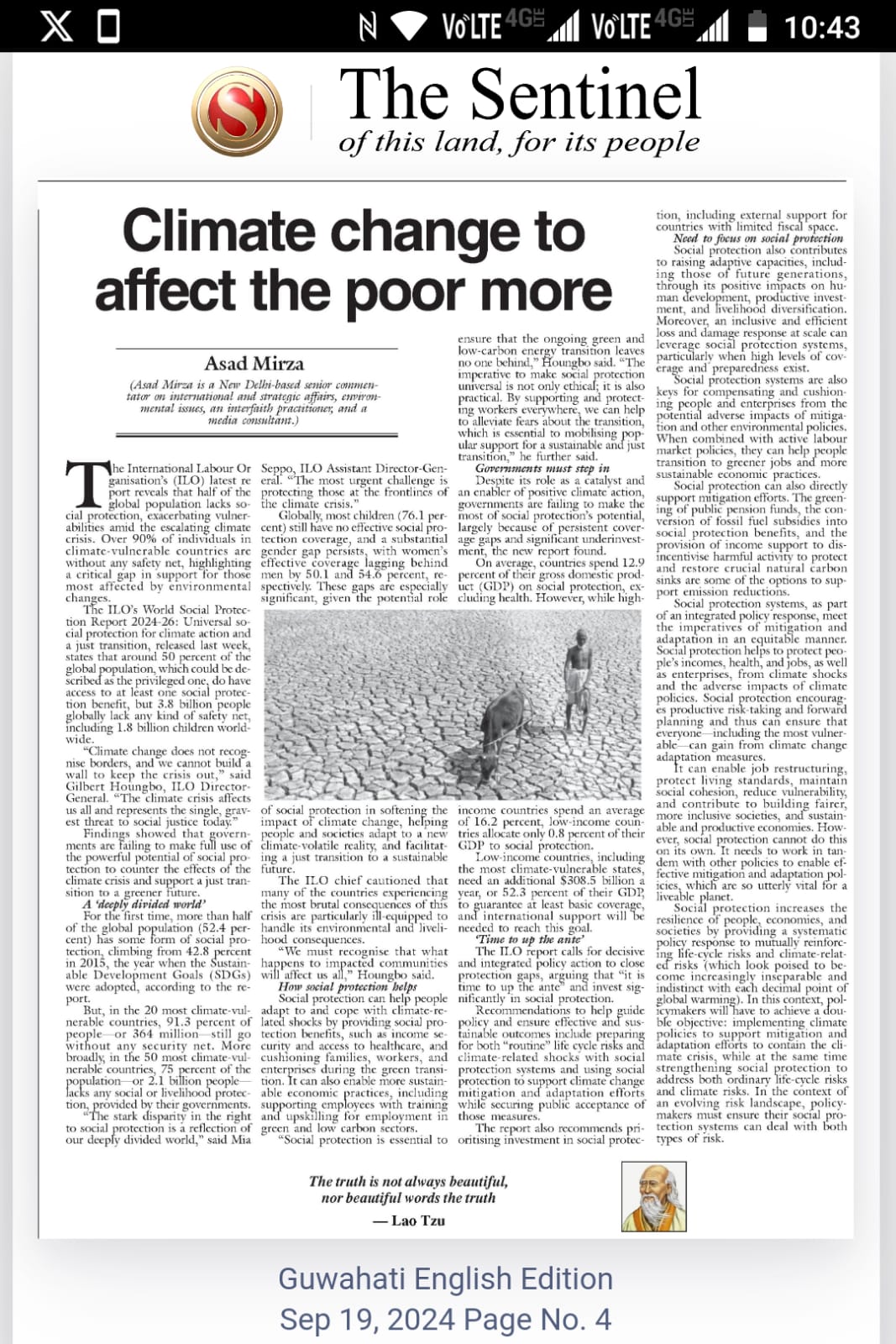 Climate Change to Affect the Poor (3)