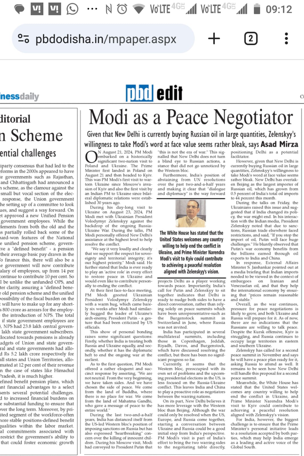Modi as a Peace Negotiator (4)