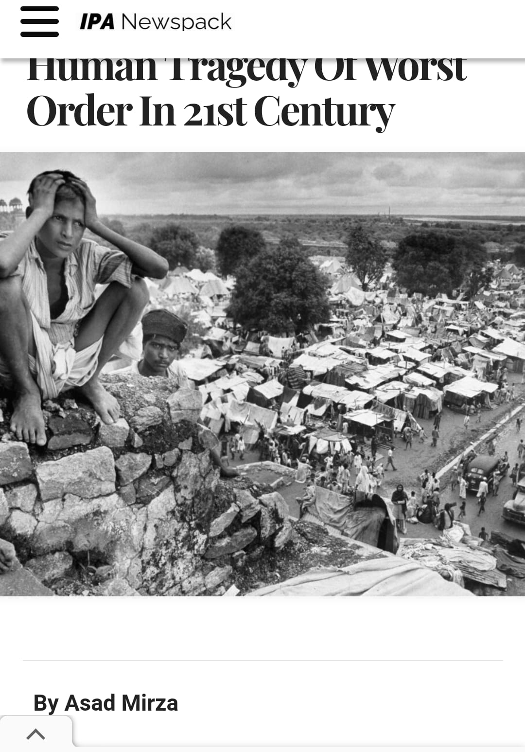 Human Dimension and Greed of the ME Conflict (3)