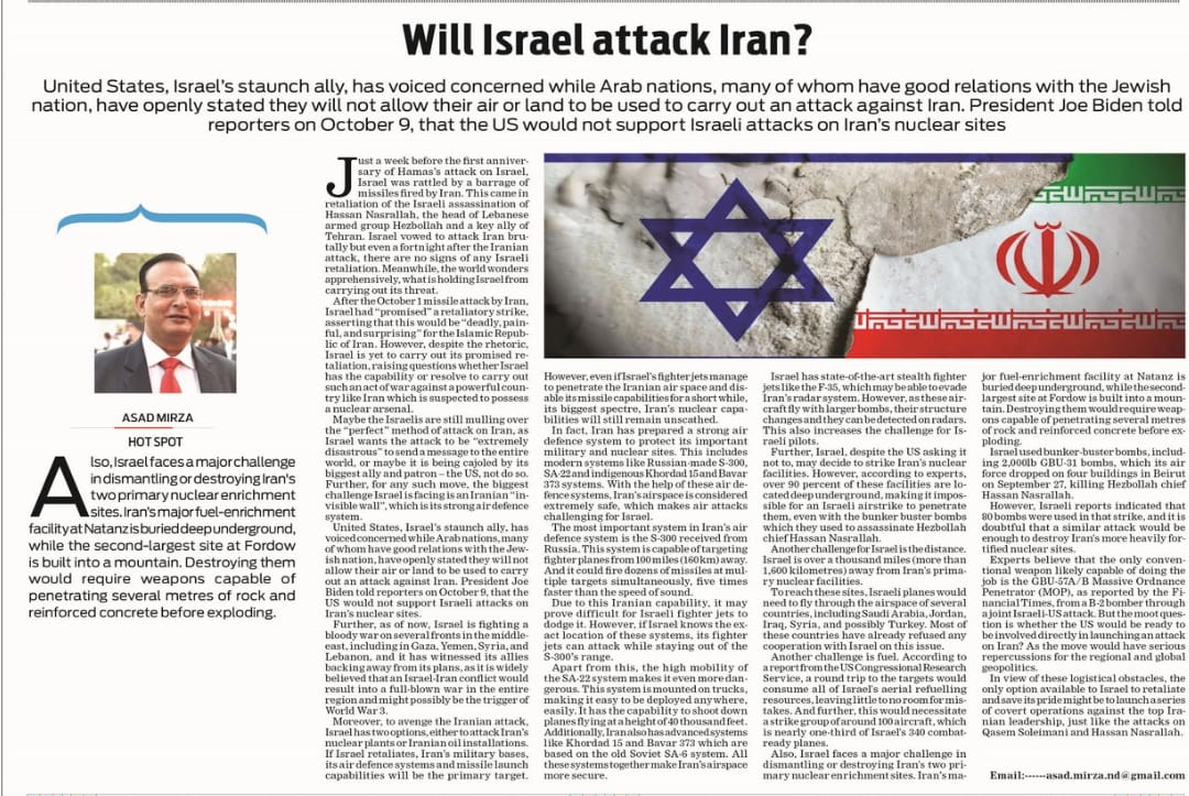 Will Israel attack Iran? (4)