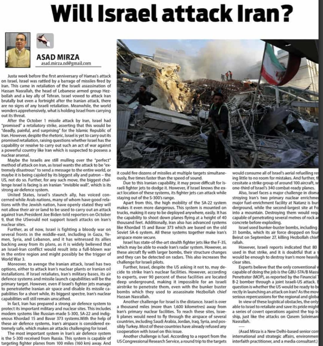Will Israel attack Iran? (6)