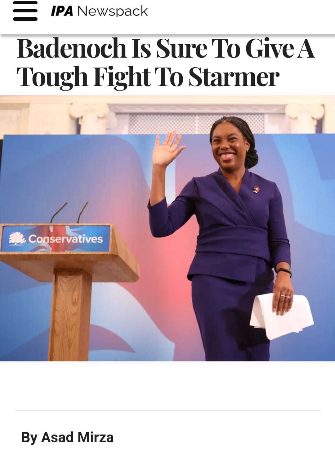 UK’s Conservative Party Turns Over a New Page