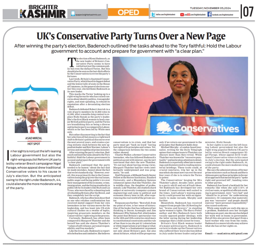 UK’s Conservative Party Turns Over a New Page (2)