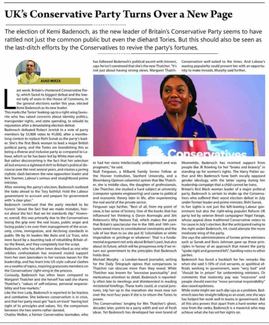UK’s Conservative Party Turns Over a New Page (1)