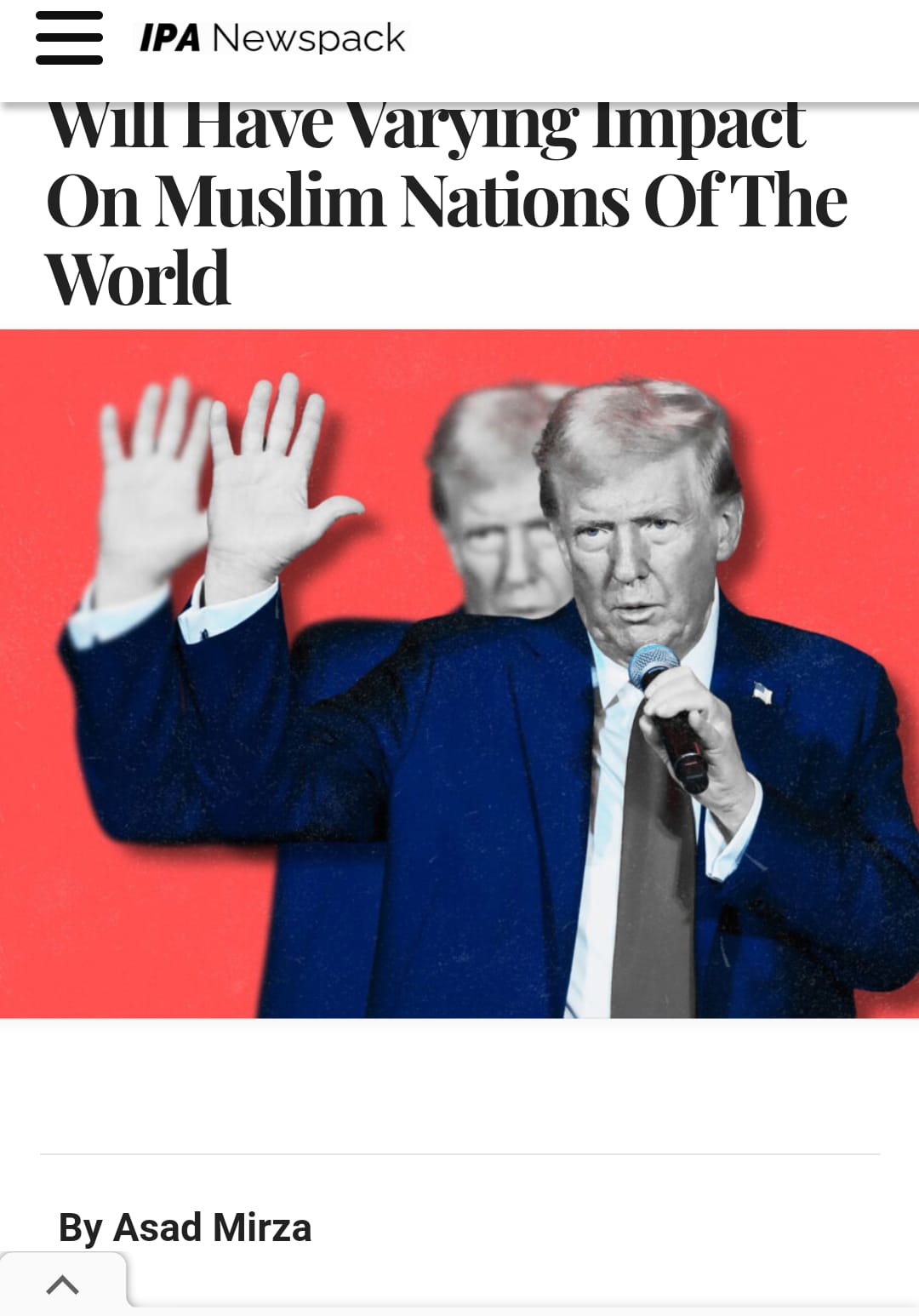 Trump 2.0 and its Impact on the Muslim World (1)