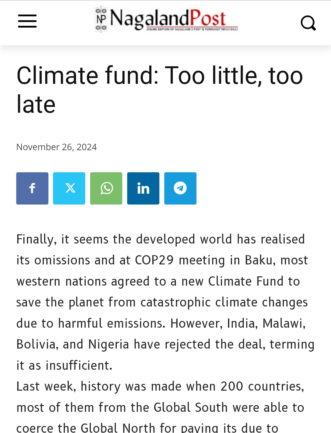 Climate Fund: Too Little, Too Late (4)