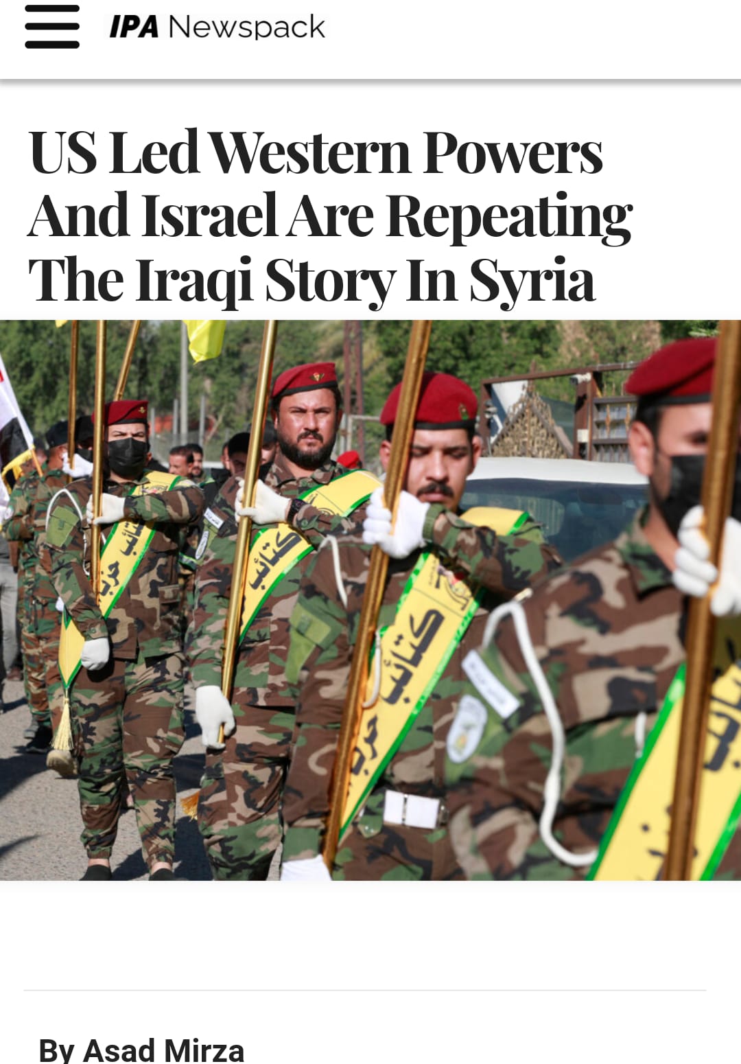 The Syrian Saga Unfolds (1)