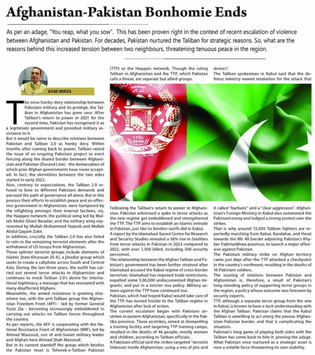 Afghanistan- Pakistan Bonhomie Ends (5)