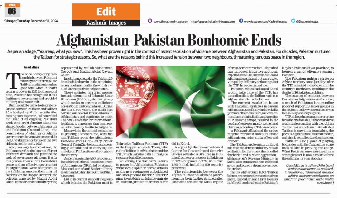 Afghanistan- Pakistan Bonhomie Ends (4)