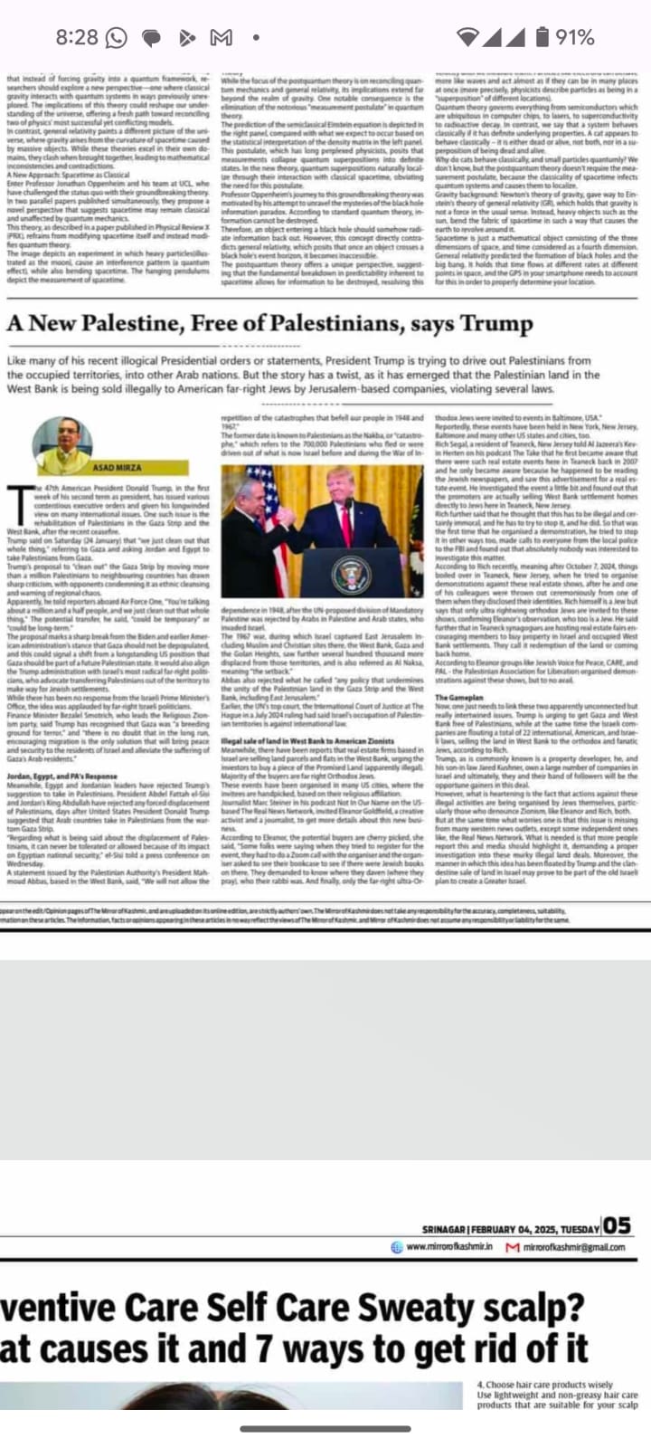 A New Palestine, Free of Palestine, says Trump (2)