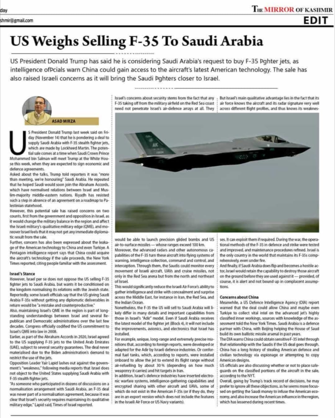 US Weighs Selling F-35 to Saudi Arabia (6)