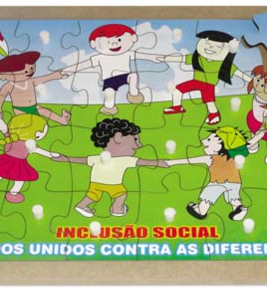 Quebra-Cabeça Inclusão Social 24 Peças